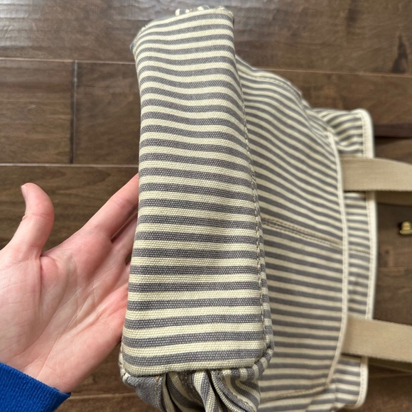 Fossil Striped Canvas Tote Bag - Picture 14 of 16